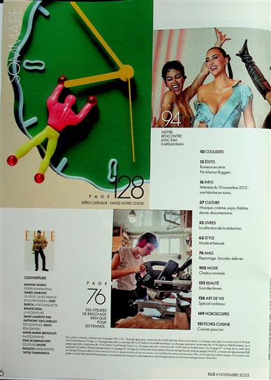 ELLE France Inhaltsverzeichnis