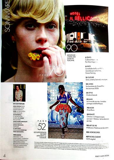 ELLE France Inhaltsverzeichnis