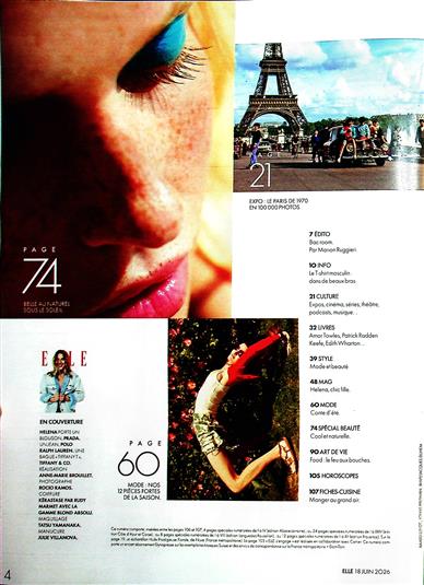 ELLE France Inhaltsverzeichnis