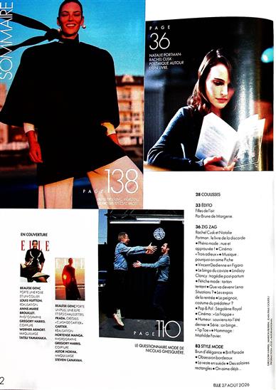 ELLE France Inhaltsverzeichnis