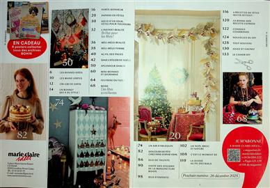 Marie Claire Idées Inhaltsverzeichnis