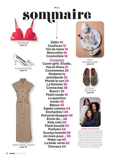 Cosmopolitan (F) Inhaltsverzeichnis