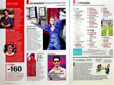 France Dimanche Inhaltsverzeichnis