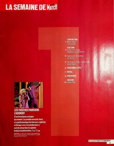 Paris Match Inhaltsverzeichnis