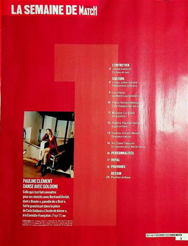 Paris Match Inhaltsverzeichnis