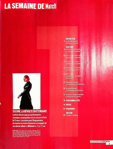 Paris Match Inhaltsverzeichnis