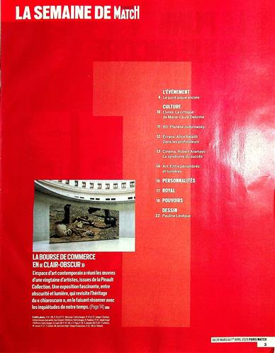 Paris Match Inhaltsverzeichnis