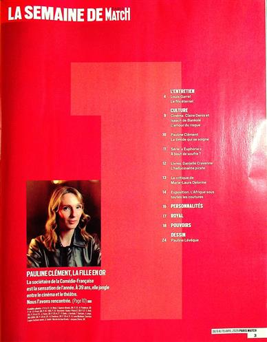 Paris Match Inhaltsverzeichnis