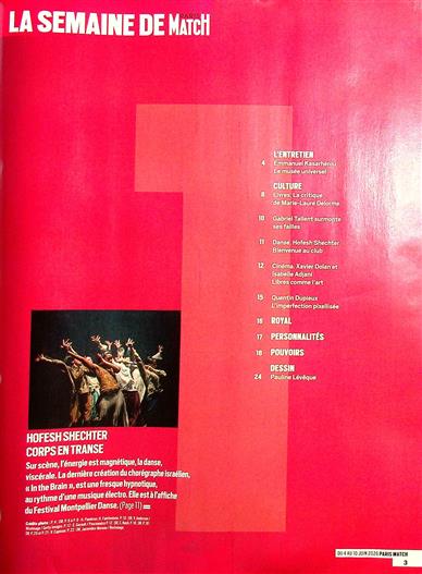Paris Match Inhaltsverzeichnis