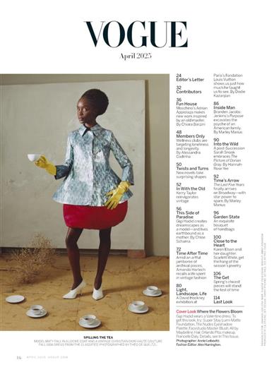 Vogue US Inhaltsverzeichnis