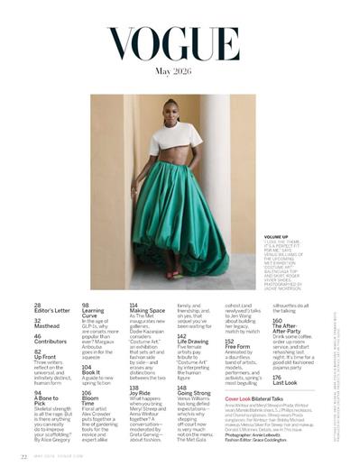Vogue US Inhaltsverzeichnis