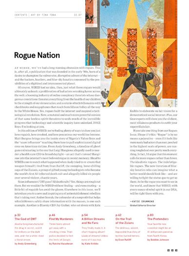 Wired US Inhaltsverzeichnis