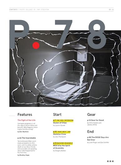 Wired US Inhaltsverzeichnis