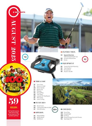 Golf Monthly (US) Inhaltsverzeichnis