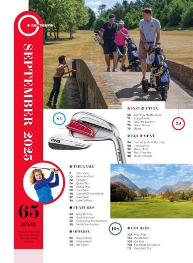 Golf Monthly (US) Inhaltsverzeichnis