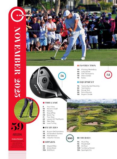 Golf Monthly (US) Inhaltsverzeichnis