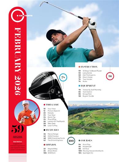 Golf Monthly (US) Inhaltsverzeichnis