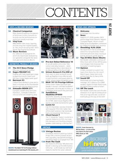 Hifi News (UK) Inhaltsverzeichnis
