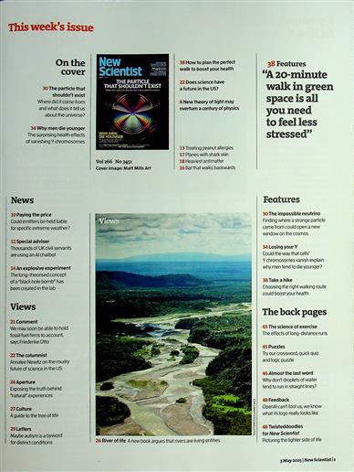 New Scientist England Inhaltsverzeichnis