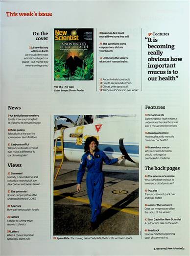 New Scientist England Inhaltsverzeichnis