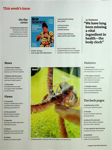 New Scientist England Inhaltsverzeichnis