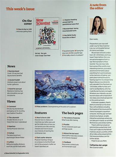 New Scientist England Inhaltsverzeichnis