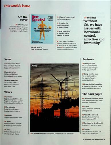 New Scientist England Inhaltsverzeichnis