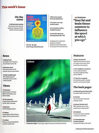 New Scientist England Inhaltsverzeichnis
