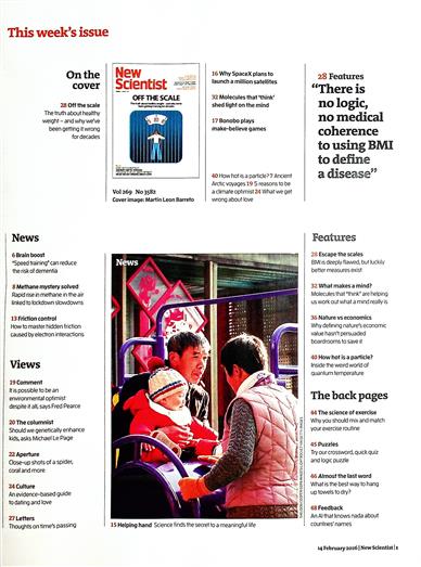 New Scientist England Inhaltsverzeichnis