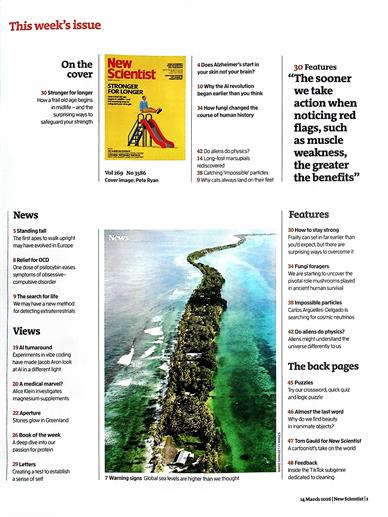 New Scientist England Inhaltsverzeichnis