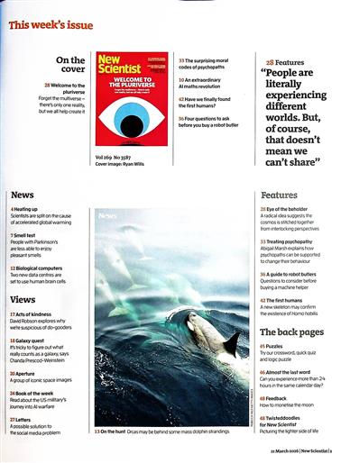 New Scientist England Inhaltsverzeichnis