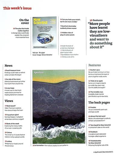 New Scientist England Inhaltsverzeichnis