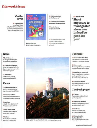 New Scientist England Inhaltsverzeichnis