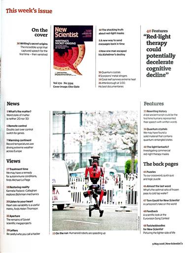 New Scientist England Inhaltsverzeichnis