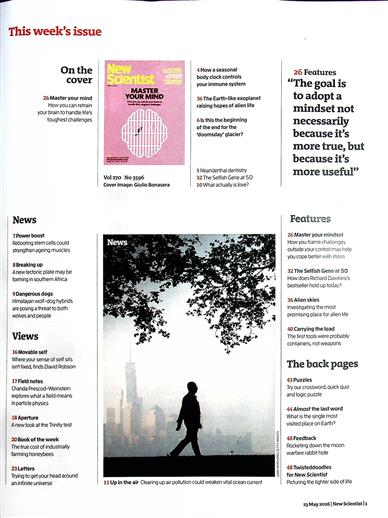 New Scientist England Inhaltsverzeichnis