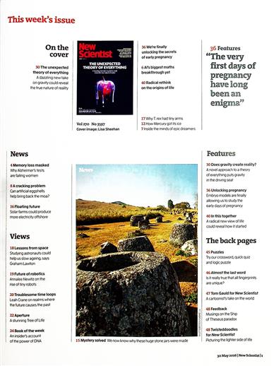 New Scientist England Inhaltsverzeichnis
