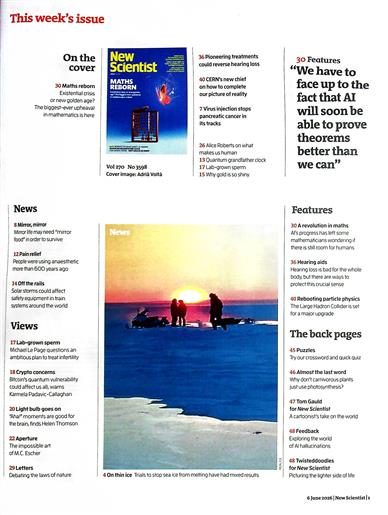 New Scientist England Inhaltsverzeichnis