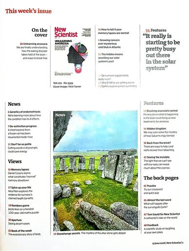 New Scientist England Inhaltsverzeichnis