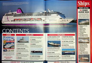 Ships Monthly UK Inhaltsverzeichnis
