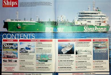 Ships Monthly UK Inhaltsverzeichnis