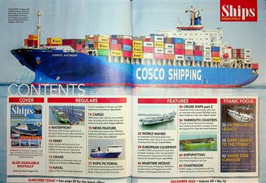Ships Monthly UK Inhaltsverzeichnis