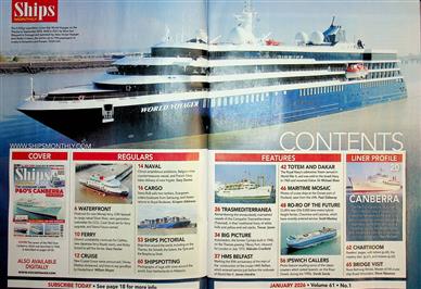 Ships Monthly UK Inhaltsverzeichnis