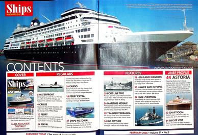 Ships Monthly UK Inhaltsverzeichnis