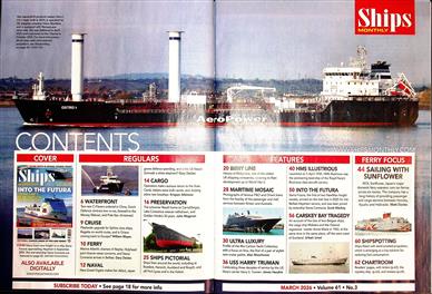 Ships Monthly UK Inhaltsverzeichnis