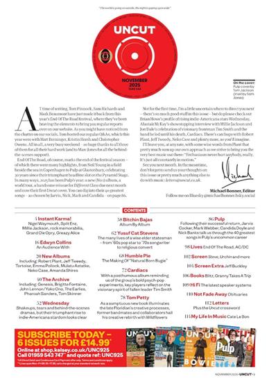 Uncut (UK) Inhaltsverzeichnis