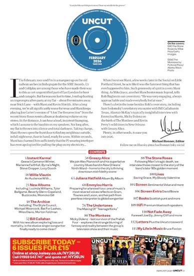 Uncut (UK) Inhaltsverzeichnis