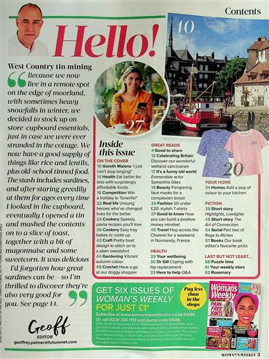 Woman's Weekly (UK) Inhaltsverzeichnis