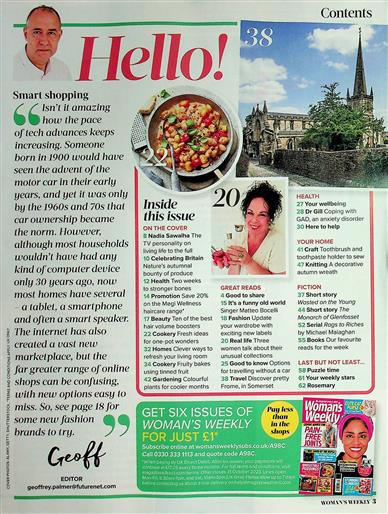 Woman's Weekly (UK) Inhaltsverzeichnis