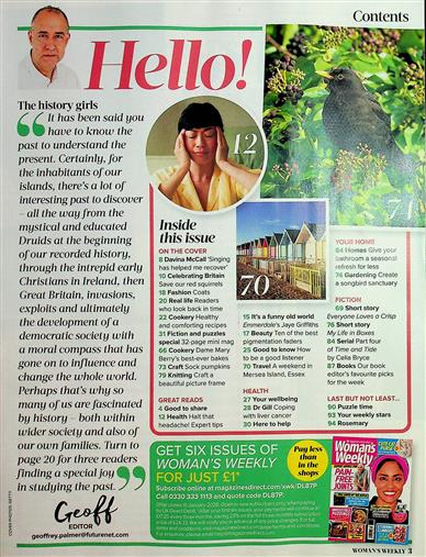 Woman's Weekly (UK) Inhaltsverzeichnis