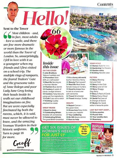 Woman's Weekly (UK) Inhaltsverzeichnis